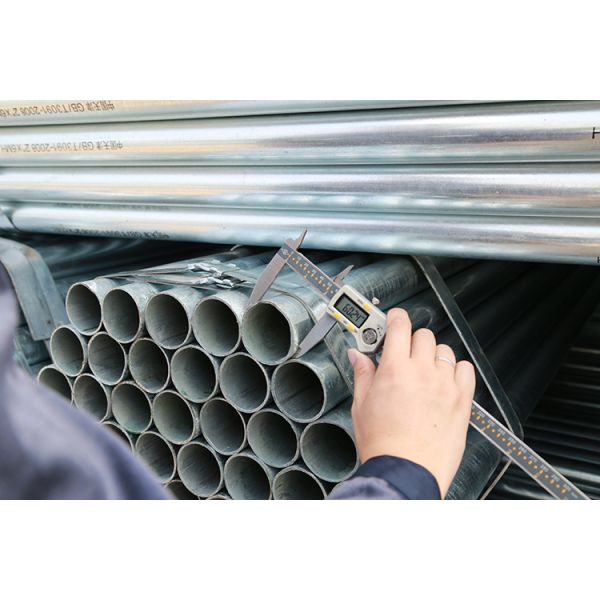 Hot Dip GI Construction Scaffolding Round Welded Pre Galvanized Steel Pipe