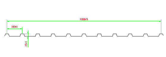 0.3-0.8mm Roof Panel Roll Forming Machine Surface Chrome Manual Decoiler