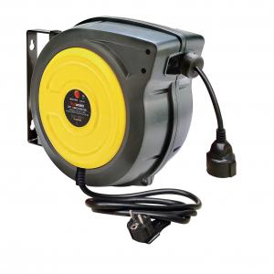 China Impact Resistant Polypropylene 15m / 20m Electric Cable Reel Black / Yellow on sale