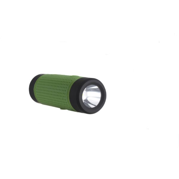 LED Torch Powerful Mini Bluetooth Speaker ABS Material High Durability