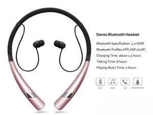 Quality Bluetooth Headset HV-960 Wireless Bluetooth Headphones Earbuds with Flexible Neckband for sale