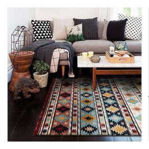China Eastern Art Exotic Style Colorful Indoor Area Rug Luxury Shag Carpets For Floor on sale