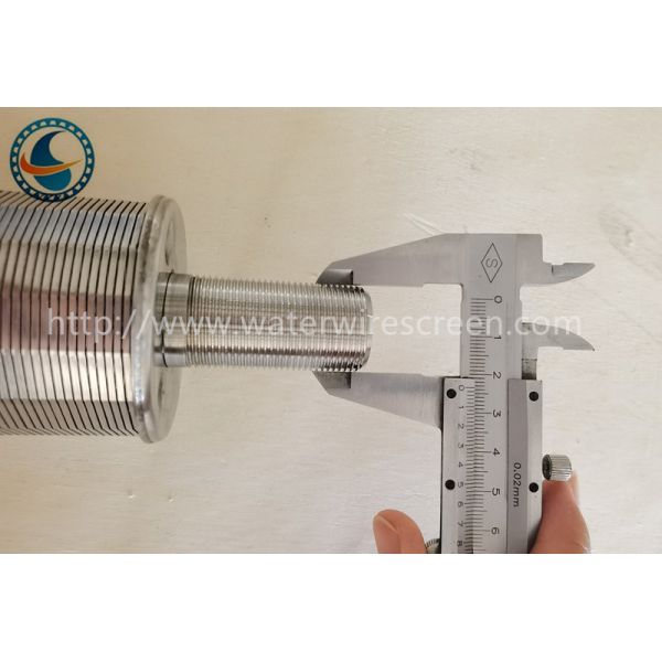 OD 57mm Johnson Continuous Slot Water Filter Nozzle With M24 Male Threaded