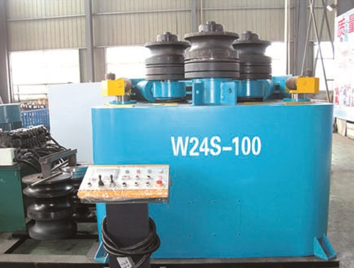 Section Profile Pipe CNC Rolling Machine Three Rolls Horizontal Hydraulic Sheet Bender