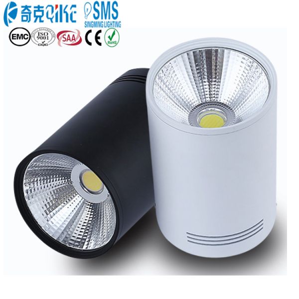 10W COB LED Round Surface Mount Wall Ceiling Downlight 3000-6500k Color Temperature Downlight