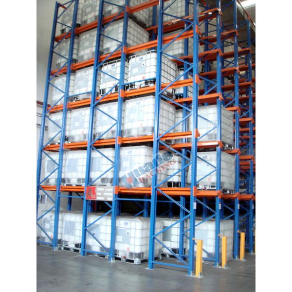 Channel Type Drive In Racking High Density Storage Racks For Frozen Food Freezers