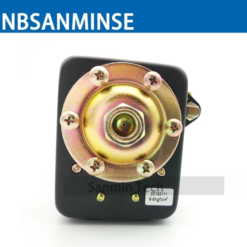 NBSANMINSE SMF 17 1/4 3/8 NPT Thread Air Compressor Pressure Switch 8-10bar 8-12bar 9-12.5bar 13-16bar