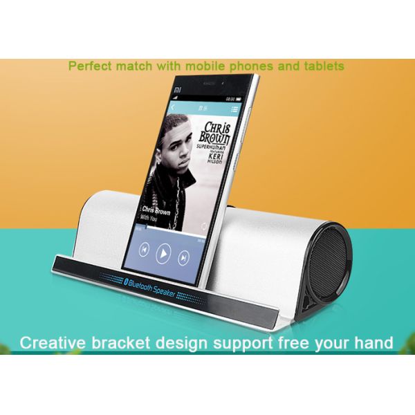 Outdoor 2*3W Deep Bass Bluetooth Speaker 200g Portable Wireless Mp3 Player With Phone Holder
