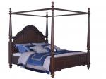 Palatial Villa House Bedroom Furniture set Classic Wooden King size Bed with