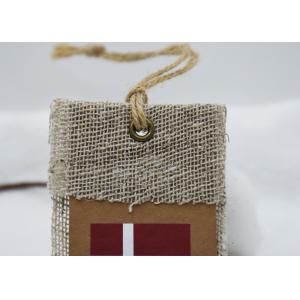 Editable Shape Engraved Folded Custom Clothing Hang Tags Set For Jeans