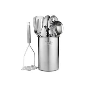 Buy cheap Non Stick Stainless Steel Kitchen Utensil Sets Fingerprintfree OEM Available from wholesalers