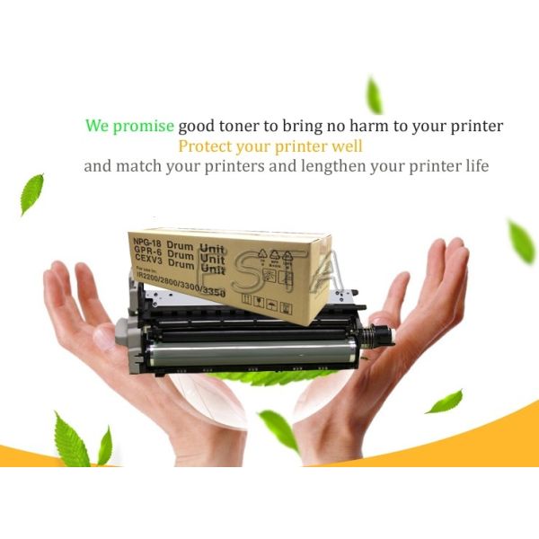 Canon NPG 18 / C - EXV3 Imaging Drum Unit For Ir 2016 / 2018 / 2020 , Moronchrome Color