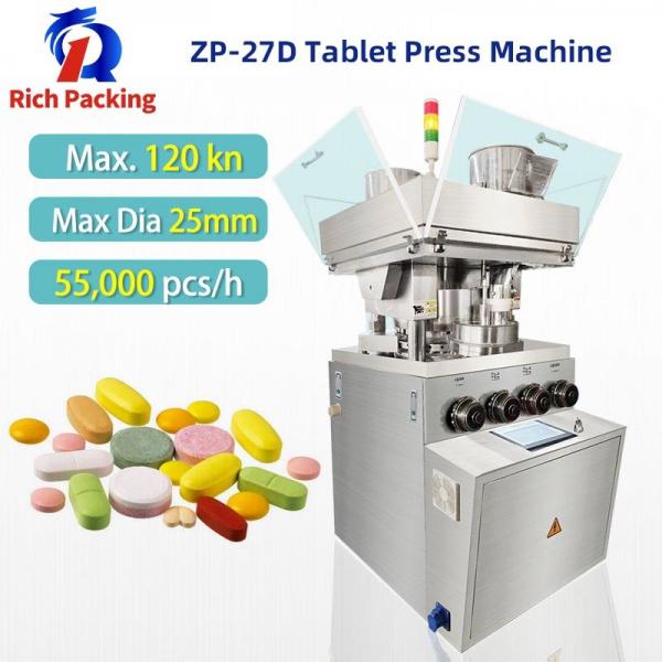 Buy ZP-27D Moringa Pharmaceutical Dry Powder Tablet Press Machine at wholesale prices