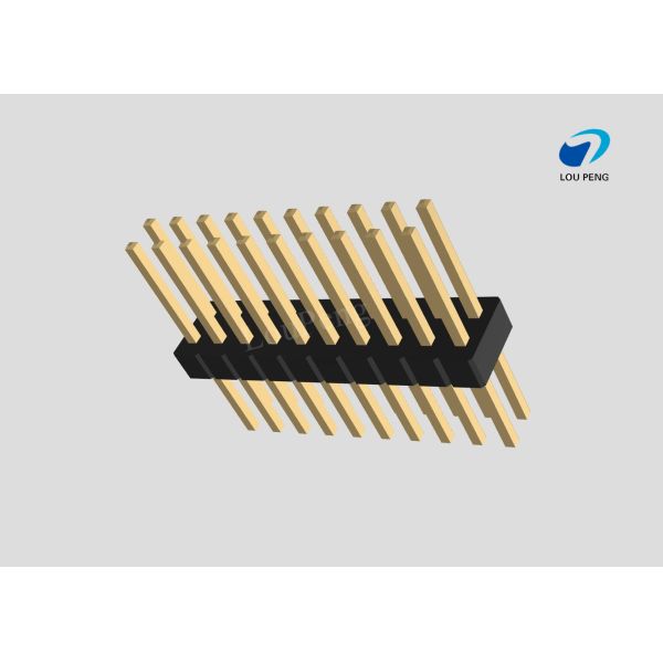 Quality Pin Header 2x10pin 1.00mm pitch vertical for sale