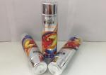 Squeezable Coating AL Laminated Toothpaste Containers With Metallic Round Cap