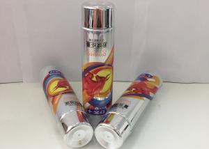 Quality Squeezable Coating AL Laminated Toothpaste Containers With Metallic Round Cap for sale
