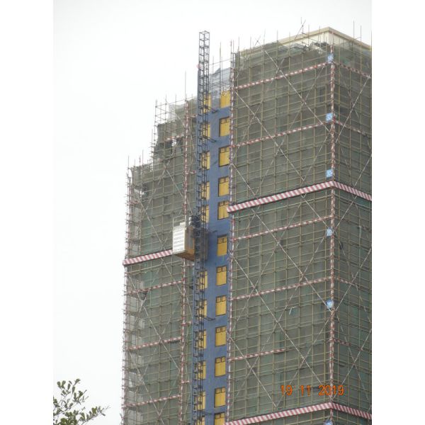 Frequency Conversion Rack And Pinion Material Lift For Construction