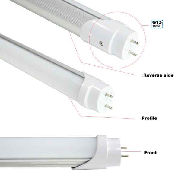 Buy Office Led Tube Light Fixture T8 , Led Fluorescent Tube Replacement Easy Install at wholesale prices