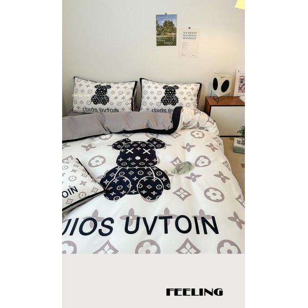 100% Polyester White Bedding Set for Wedding Luxury Bedspreads and Sheets Collections