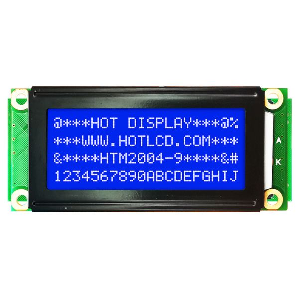 4X20 White Slim Character LCD Module For Industrial HTM2004-9