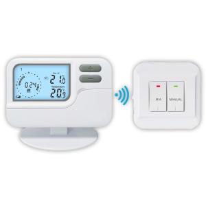 Riseem 7 Day Programmable Heating and Cooling LCD Display Room Thermostat with Wireless