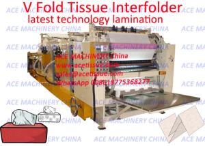 China China Automatic Drawing Type Facial Paper Tissue Converting Machine With Gluing Lamination Unit on sale