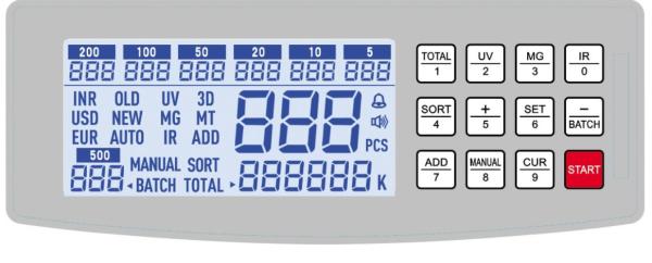 Buy EURO Value Mix counter money counter money counting machine cash counting machine note counting machine at wholesale prices