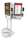 WiFi Dual Screen 24 Inch Self Service Payment Kiosk , Touch Screen Self Ordering