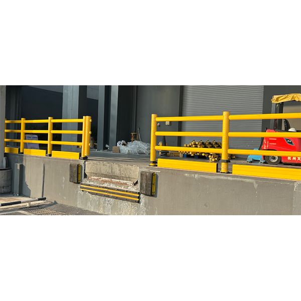 Warehouse platform Protector Anti-Collision Safety Barrier Guardrails Sliding Door