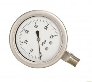 China Bourdon Type Pressure Gauge 150mm Dia Dial Size DN15 BSP Thread Process Connection on sale