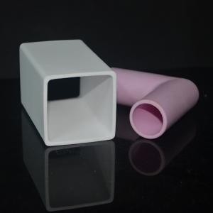 Quality 95% Straight Alumina Ceramic Rods Pipe Curved Tube High Insulation Mullite Ceramic Tube for sale