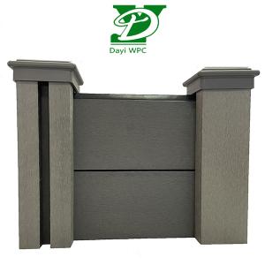 Modern WPC Garden Fencing Durable Weather-Resistant