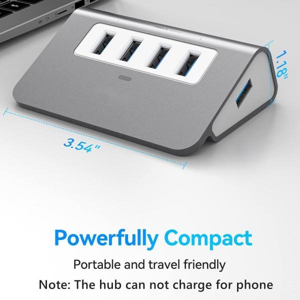 Buy 10 Port Usb C Hub Portable USB C Hub Type C To 4 USB A Ports For PC Tablet at wholesale prices