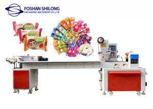 China Soft Hard Candy Packing Machine PLC Touch screen With Multi Function Flow on sale