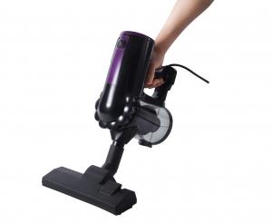 China Lightweight Cordless Bagless Upright Vacuum Cleaner Purple Grey Handheld 230V 600W on sale