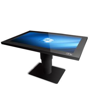 Aluminum Case Touch Screen Conference Table , Remote Control Interactive Touch