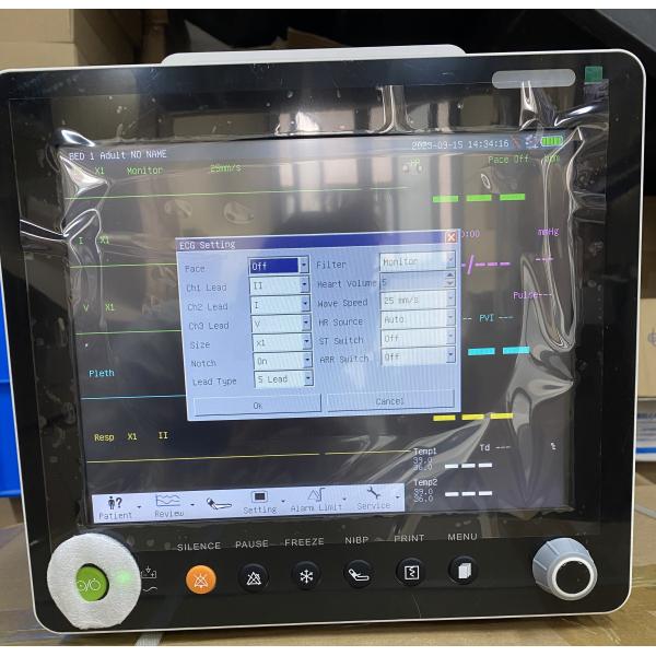 Portable Multi Parameter Patient Monitor Hospital Medical Vital Signs Monitoring System Patient Monitor