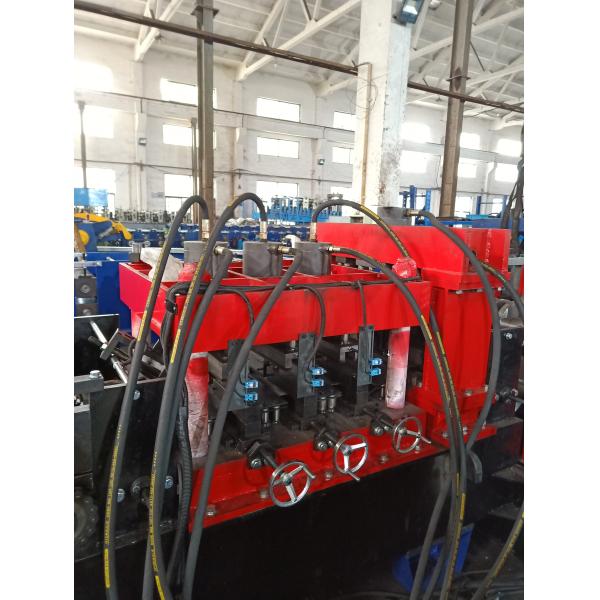 Horizontal Move Interchangeable CZ Purlin Roll Forming Machine Roofing 80 TO 300mm