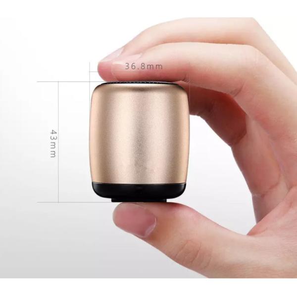 BM3 Metal Mini Egg Bluetooth Speaker Portable Bass Stereo Music Sound With Mic Shutter Button Multi-Function