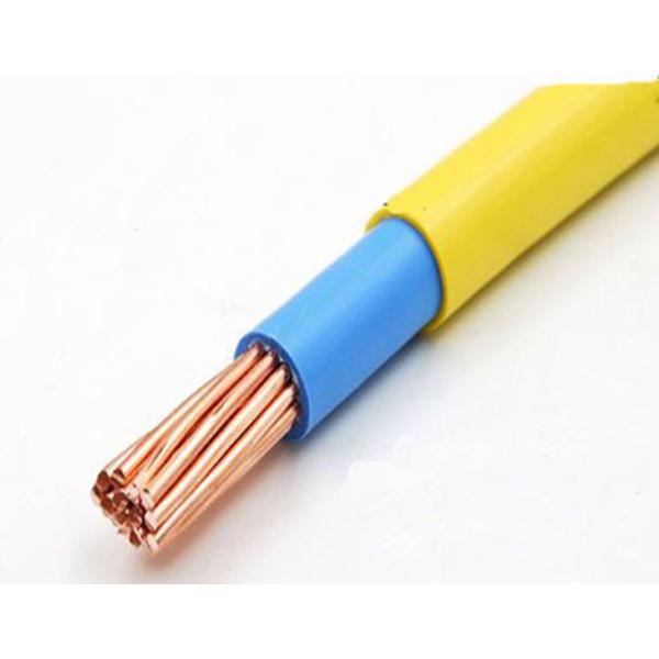 Solid Conductor Single Core Electrical Wire Flat Cable Insulated with Insulation
