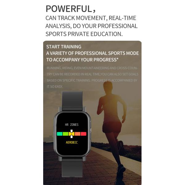 1.69in Screen Bluetooth Touch Watch Realtek 8762C Blood Oxygen TFT Screen