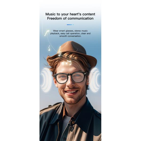 AI Intelligent Voice Interaction With Color-Changing PC Lenses Smart Glass