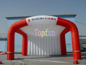 Quality Outdoor Fabric Inflatable Tradeshow Event Tent / Outdoor Event Advertisment Tent With Printing for sale