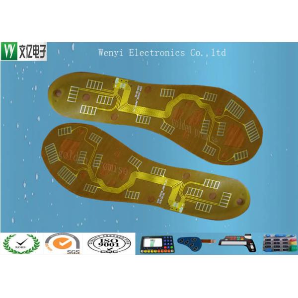0.5 OZ Sink Gold 1mm Pitch FPC Flexible Printed Circuit , Foot Massage Use Flex