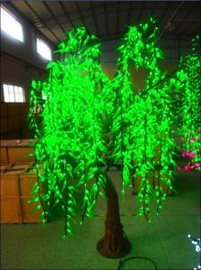 Quality Light Tree LED Willow tree leaf green color Indoor Decoration for sale