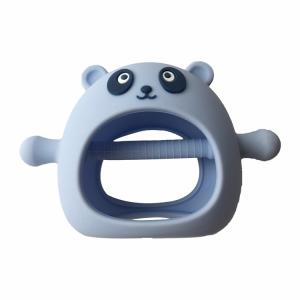 Quality BPA Free Silicone Baby Teether Toys Panda Shape Food Grade Customized for sale