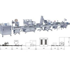 multi - function Monoblock Capsule Tablet Counting Machine 40-60 Bottles /