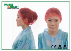Quality Disposable PP Colored Non-Woven Bouffant Cap Surgical Round Nursing Hair Head Cover Cap for sale