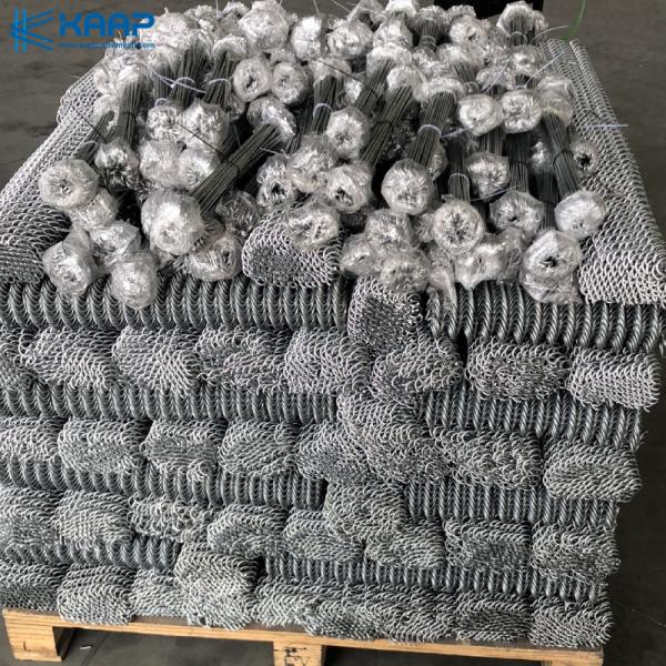1x1x1m Square Hole Gabion Wire Mesh Embankment Protection
