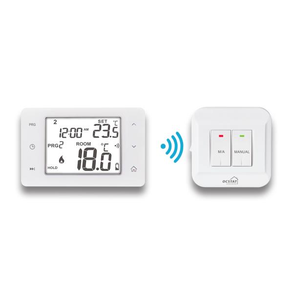 Buy 7 Days Programmable Omron Relay Touch Screen Thermostat at wholesale prices